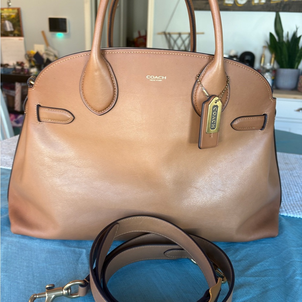 Coach Soft Empire 40 Carryall Bag in Honey Brown